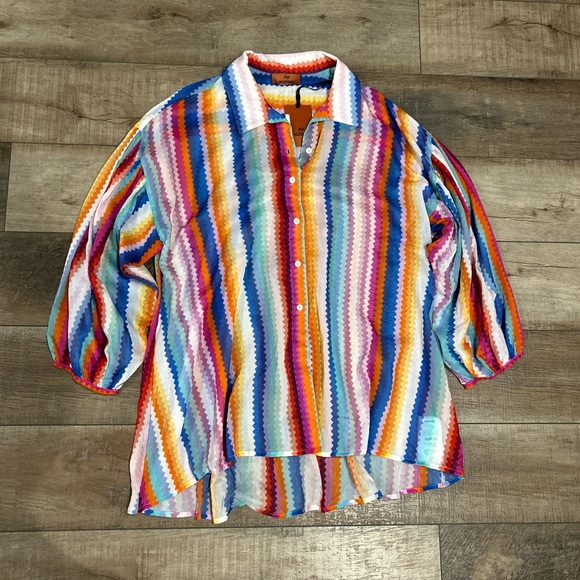 Missoni chevron shirt cover up dress NWT - Picture 3 of 8